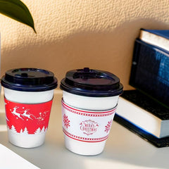 40pcs Christmas Coffee Cup Covers - Fits 12oz To 20oz Cups