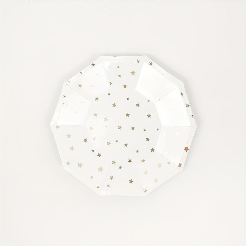 Disposable Dinnerware Set Paper Dinner Plates and Napkins Cups Party Decoration
