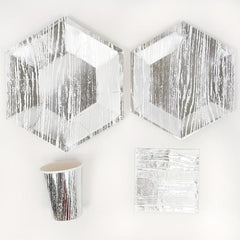 Disposable Dinnerware Set Paper Plates Napkins Cups Party Decoration