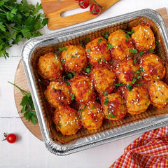 Disposable Aluminum Foil Dinner Box Half Size Steam Table Deep Pot