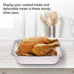 Disposable Aluminum Foil Dinner Box Half Size Steam Table Deep Pot