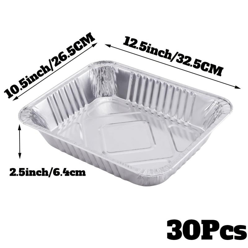 Disposable Aluminum Foil Dinner Box Half Size Steam Table Deep Pot
