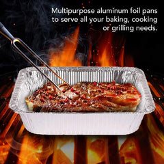 Disposable Aluminum Foil Dinner Box Half Size Steam Table Deep Pot