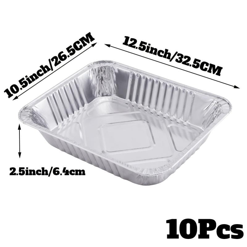 Disposable Aluminum Foil Dinner Box Half Size Steam Table Deep Pot