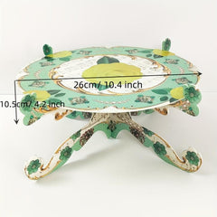 2-Tier Double-Sided Disposable Cupcake Stand for Birthday Party