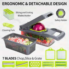Vegetable Chopper Onion Chopper 16 In 1 Food Cutter & Dicing