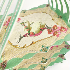 1pc Paper Birdcage Cake Stand Three layer Birthday Party Wedding Dessert Table