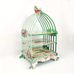 1pc Paper Birdcage Cake Stand Three layer Birthday Party Wedding Dessert Table