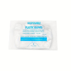 50pcs Food Transparent Disposable Gloves for Kitchen Supplies