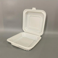 1000ml Biodegradable Clamshell Food Containers with Lid