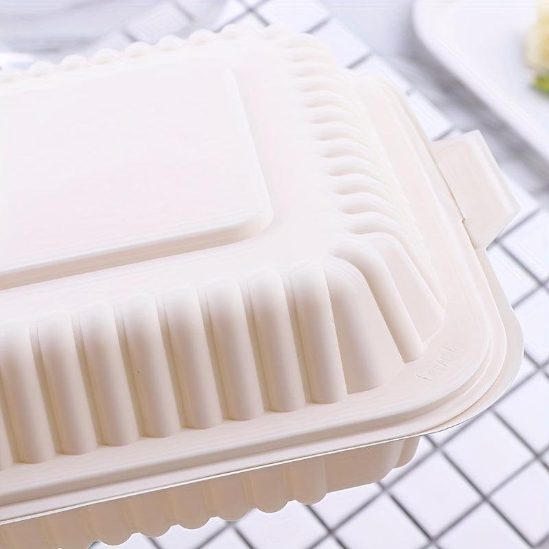 1000ml Biodegradable Clamshell Food Containers with Lid