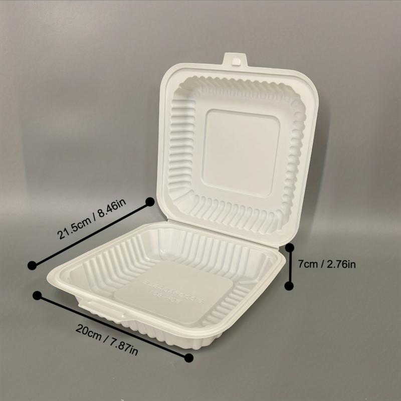 1000ml Biodegradable Clamshell Food Containers with Lid