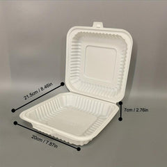 1000ml Biodegradable Clamshell Food Containers with Lid