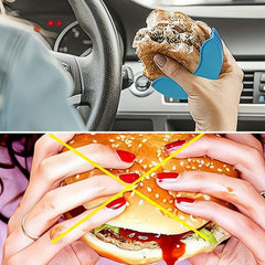 Silicone Burger Holder Box Reusable Hamburger Buns Fixed Container