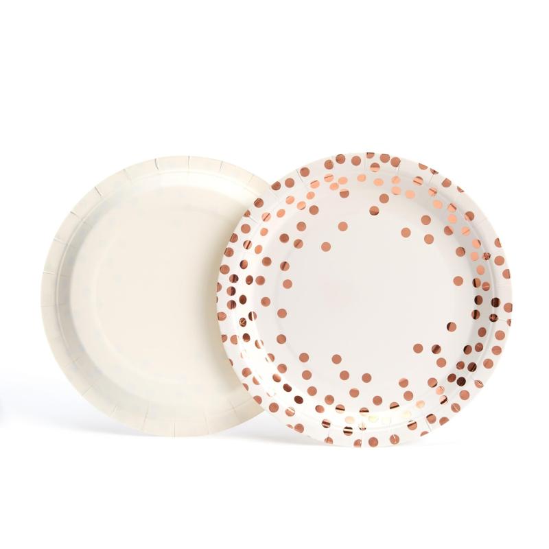 Disposable Party Dinnerware Set with Napkins Cups