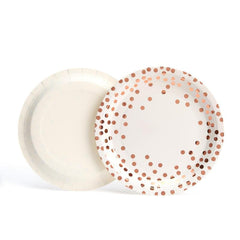 Disposable Party Dinnerware Set with Napkins Cups
