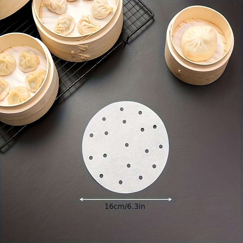Non Stick Air Fryer Liner for Steaming Dumplings Bread Buns Rice