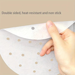 Non Stick Air Fryer Liner for Steaming Dumplings Bread Buns Rice