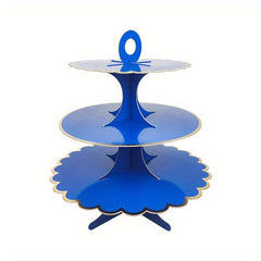 Disposable Paper Cake Stand 3 Tier Cupcake Stand Cardboard Dessert Tree Display
