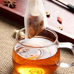 50 Pcs Nonwoven Tea Bags Disposable Decoction Packets Kitchen Supplies