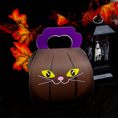10pcs Halloween Cardboard Treat Boxes for Party Favor Supplies