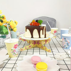 Single Layer Birthday Cake Stand for Parties