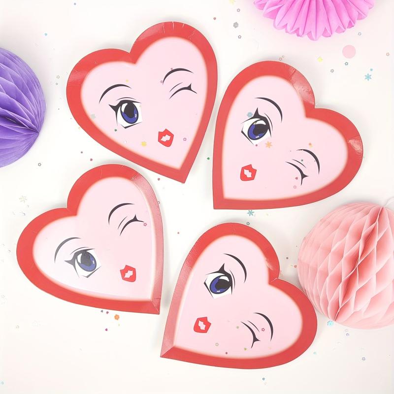 8pcs Disposable Dinner Plate 17 22 Dessert Plate Fried Chicken Plate Fruit Paper