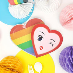 8pcs Disposable Dinner Plate 17 22 Dessert Plate Fried Chicken Plate Fruit Paper