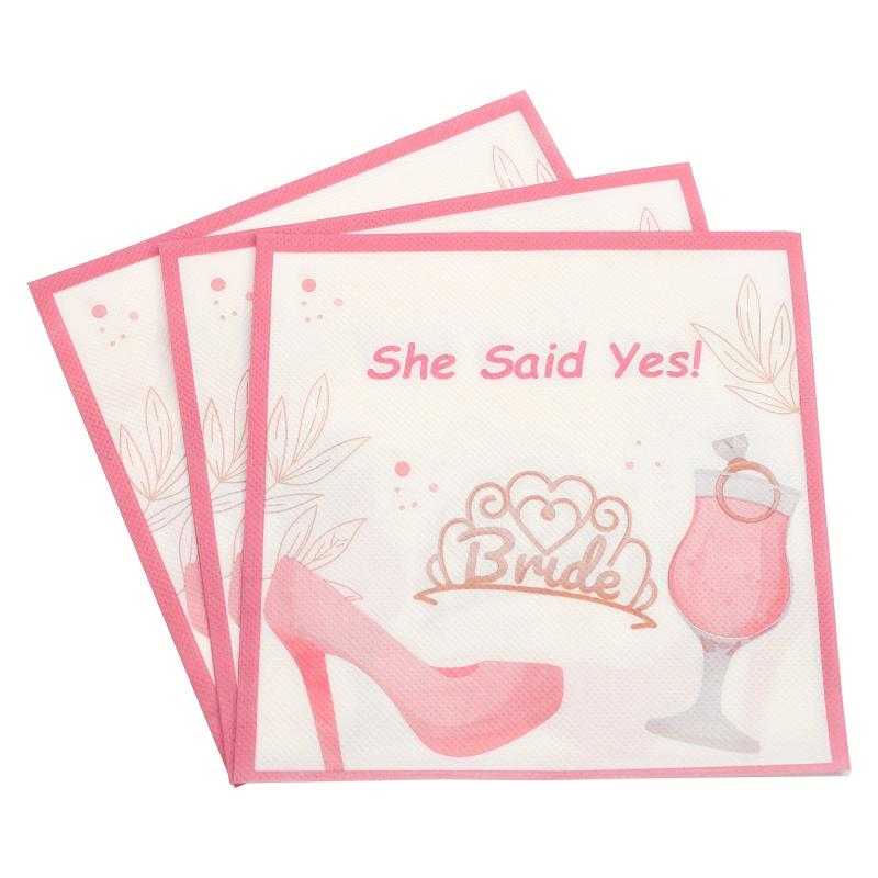 20Pcs Bachelor Party Crown Napkins for Bathroom Hotel Kitchen Party