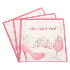 20Pcs Bachelor Party Crown Napkins for Bathroom Hotel Kitchen Party