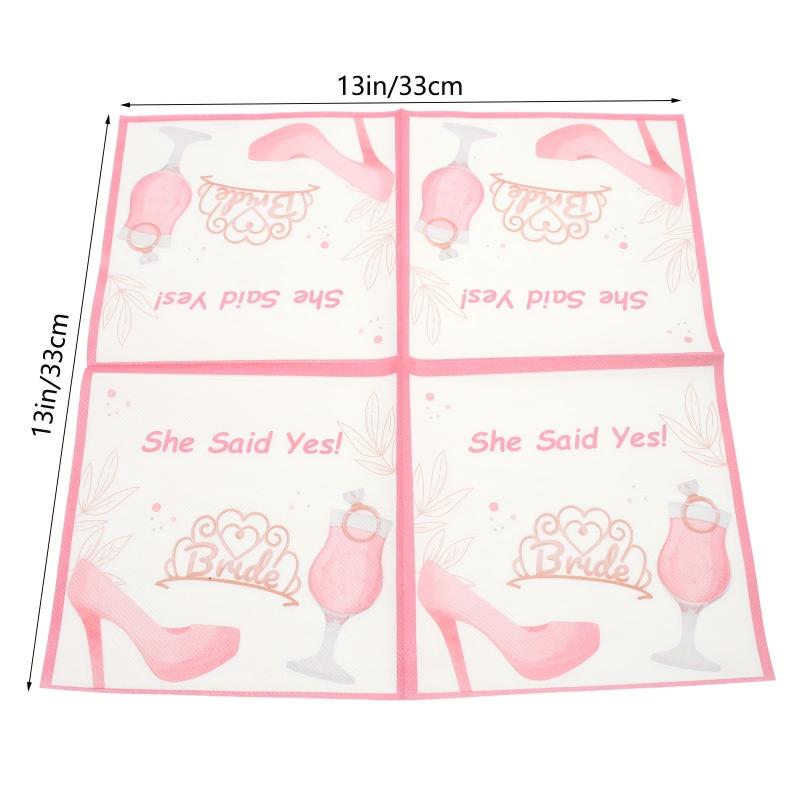 20Pcs Bachelor Party Crown Napkins for Bathroom Hotel Kitchen Party