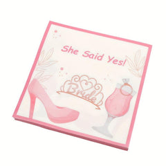 20Pcs Bachelor Party Crown Napkins for Bathroom Hotel Kitchen Party