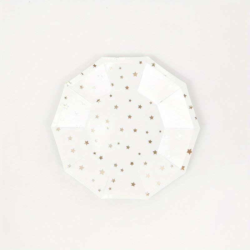 16pcs Disposable Dinnerware Set for Wedding Party Decoration
