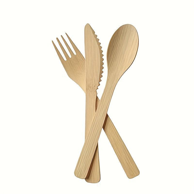 240pcs Biodegradable Outdoor Camping Tableware Set