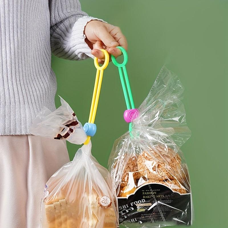 1pc Snack Sealing Clip Colorful Sealing Strap Kitchen Fresh Food Sealing