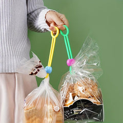 1pc Snack Sealing Clip Colorful Sealing Strap Kitchen Fresh Food Sealing