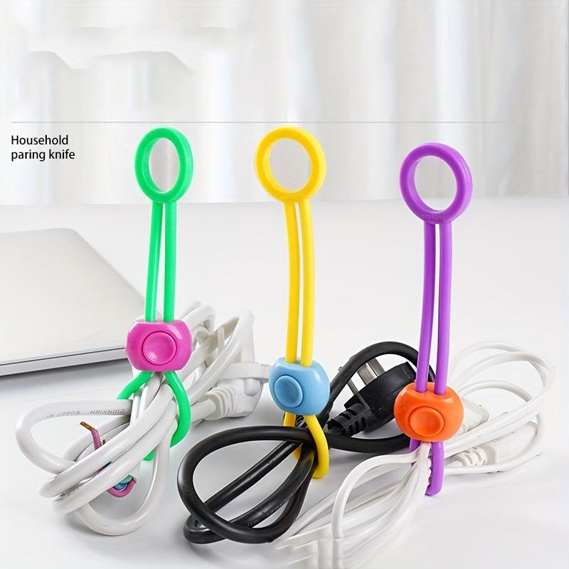 1pc Snack Sealing Clip Colorful Sealing Strap Kitchen Fresh Food Sealing