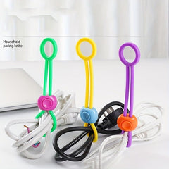 1pc Snack Sealing Clip Colorful Sealing Strap Kitchen Fresh Food Sealing
