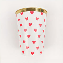 8 Pcs Disposable Paper Cups for Cold Drinks and Cake, Eco-Friendly