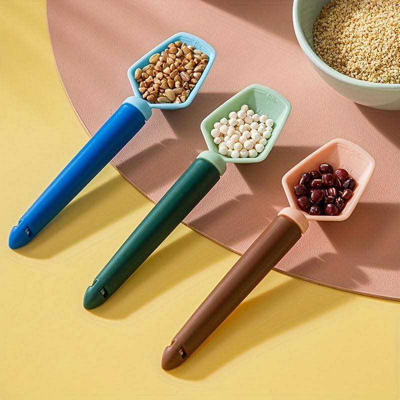 4pcs Measuring Spoon Plastic Sealing Clip for Food Packages