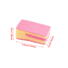 Kitchen Blade Dishwashing Sponge Double-sided Cleaning Magic Wipe