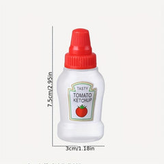 Mini Portable Sauce Bottle for Bento Plastic Seasoning Squeeze Bottle