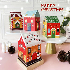 5pcs Christmas Cardboard Gift Boxes Trick Or Treat Scary Ghost Pumpkin Candy
