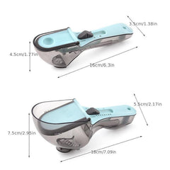 Adjustable Measuring Cups And Spoons Plastic Scoop Magnetic Kitchen Tools