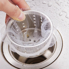 100pcs Disposable Sink Strainer Mesh Bag Kitchen Filter