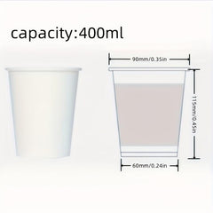 40pcs Christmas Disposable Corrugated Paper Cup Insulation Milk Tea Coffee Cup