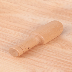 2pcs Mini Wooden Teaspoon Round Handled Spoon Salt Spoon