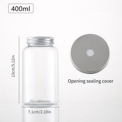 5 Pcs Disposable Drink Bottles for Milk Tea and Juice