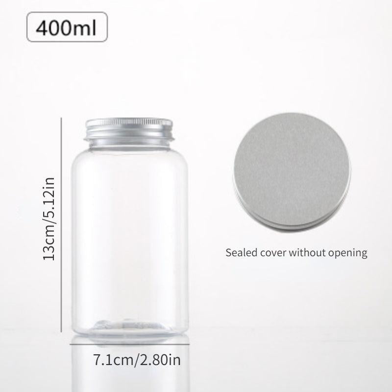 5 Pcs Disposable Drink Bottles for Milk Tea and Juice