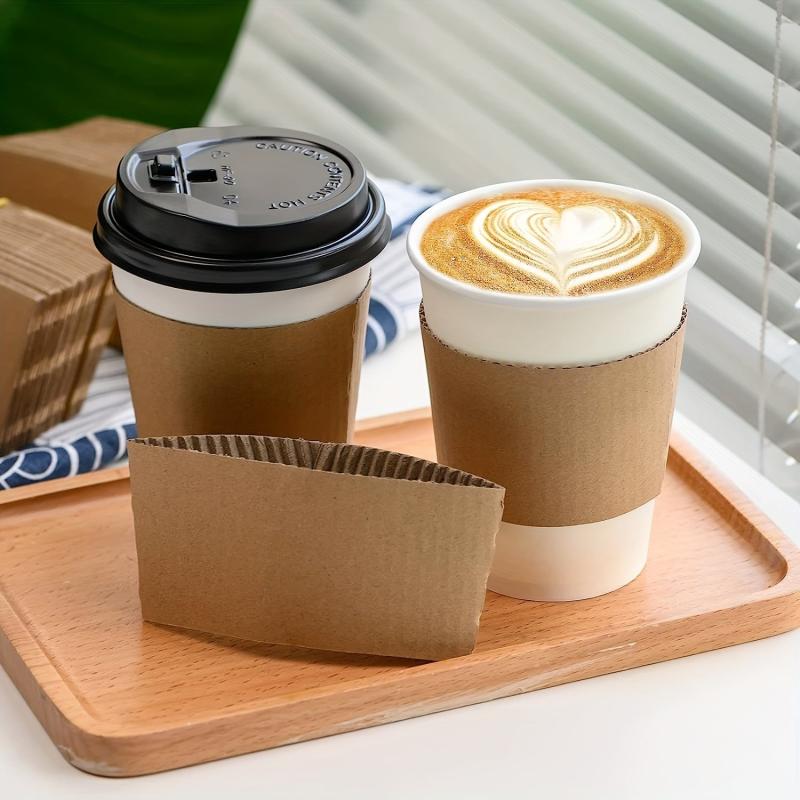 100 Sets 12oz Thick Disposable Paper Cups - 9.5g - No Lids
